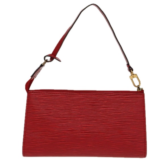 LOUIS VUITTON Epi Pochette Accessoires Accessory Pouch Red M52987 Auth ar12695 - Picture 2 of 16
